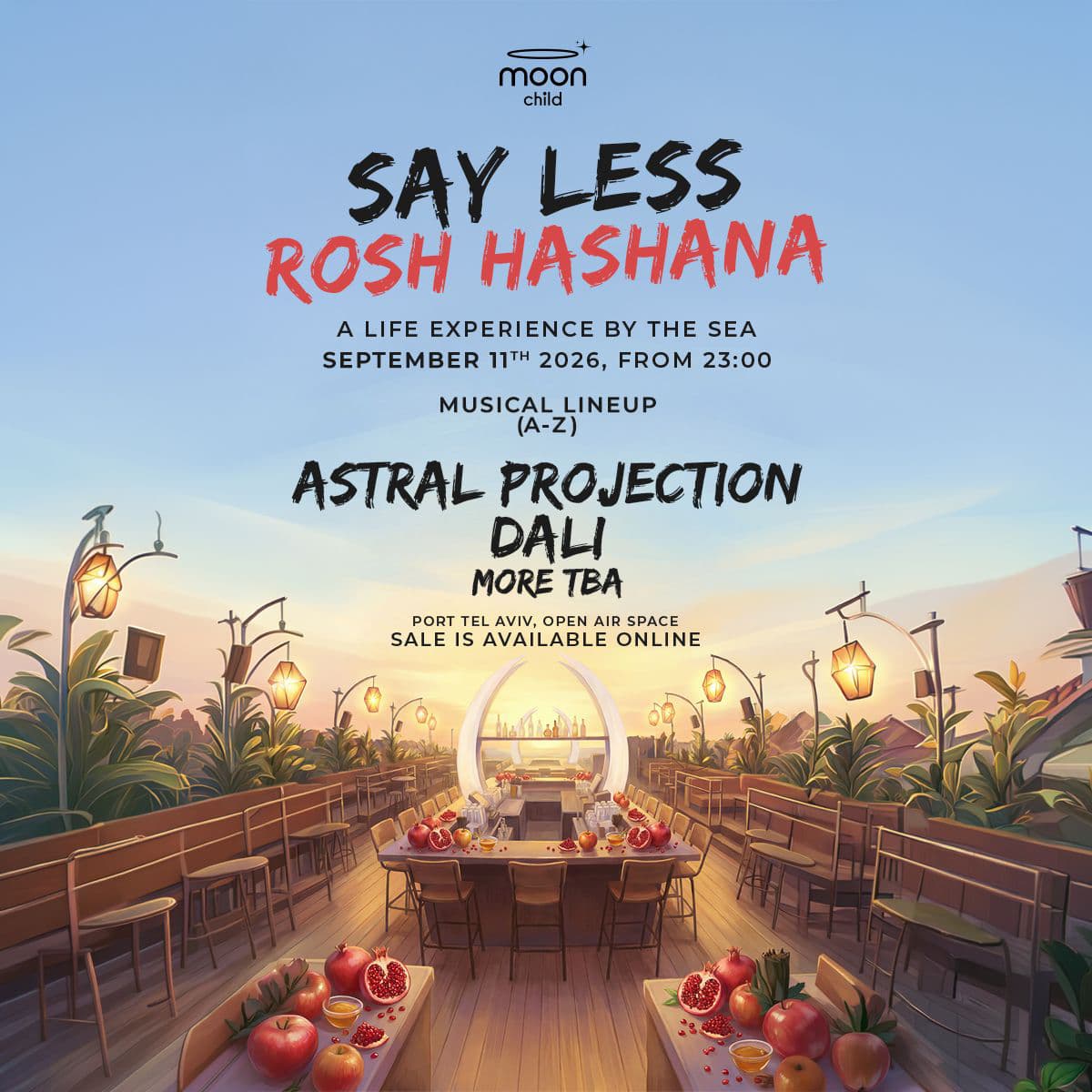 ROSH HASHANA • FRIDAY OPEN AIR