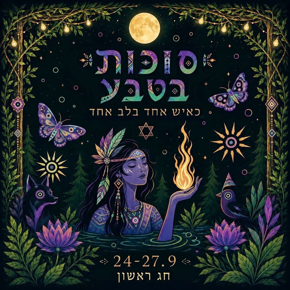 סוכות בטבע ⛺️✨